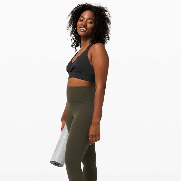 lululemon athletica Tops - Lululemon sweet awakening bra size 6 green